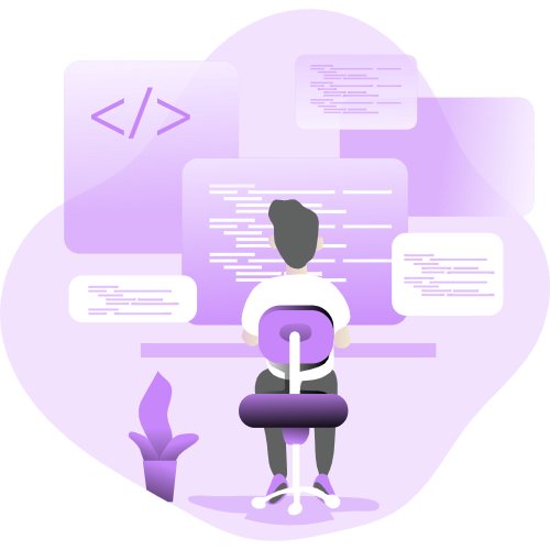 web development illustration